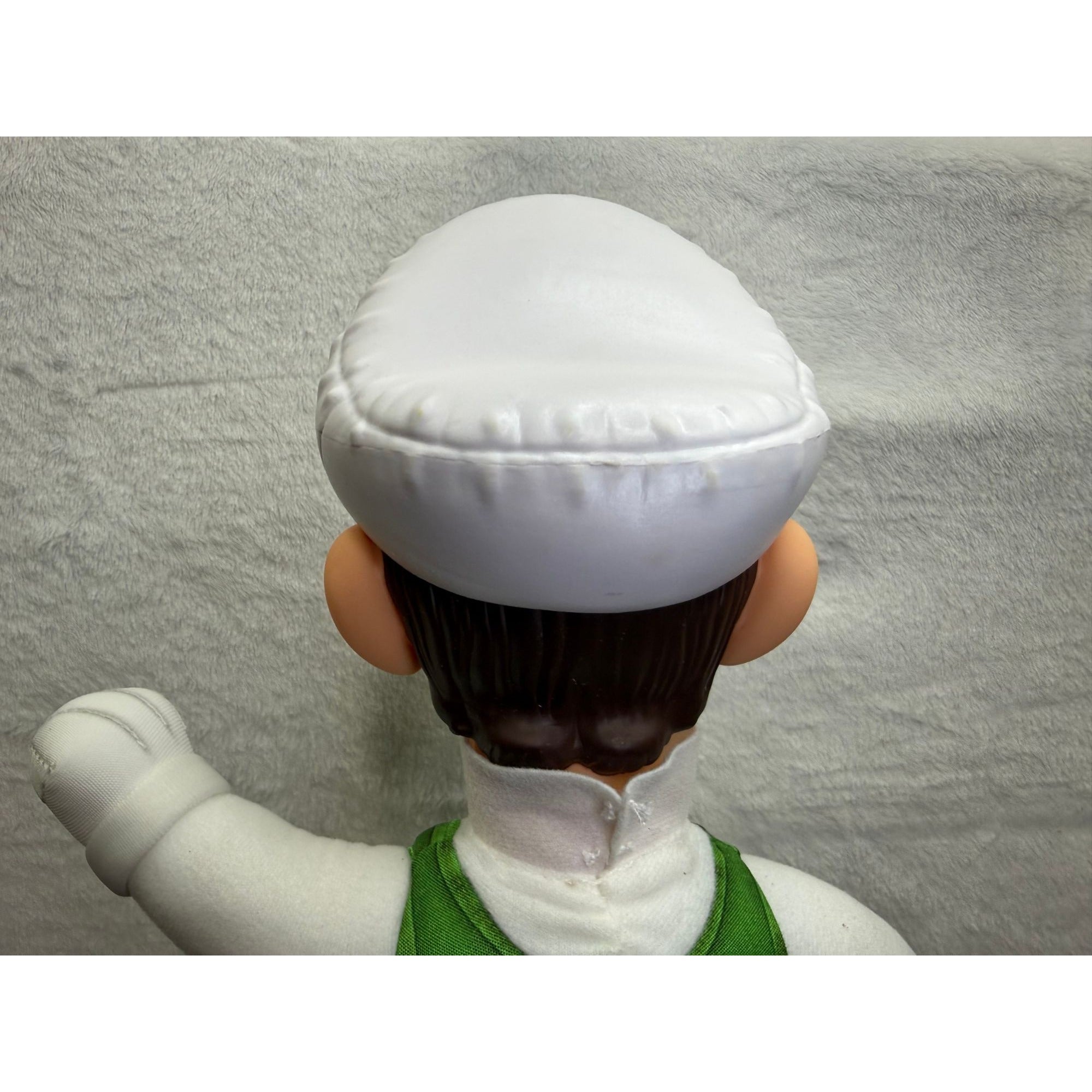 Super Mario Galaxy Movie posable Fire Luigi 15" Toy Figure