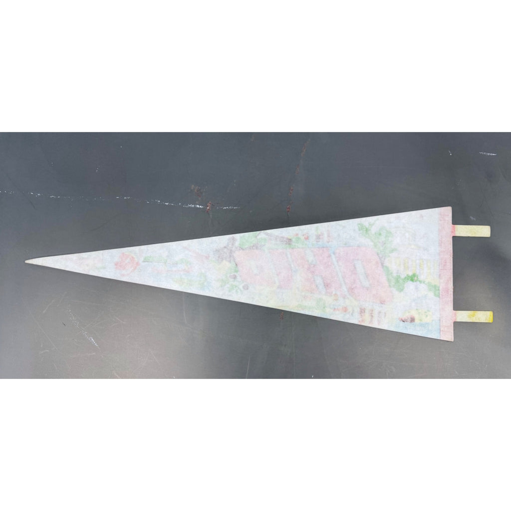 Vintage Ohio “The Buckeye State” pennant