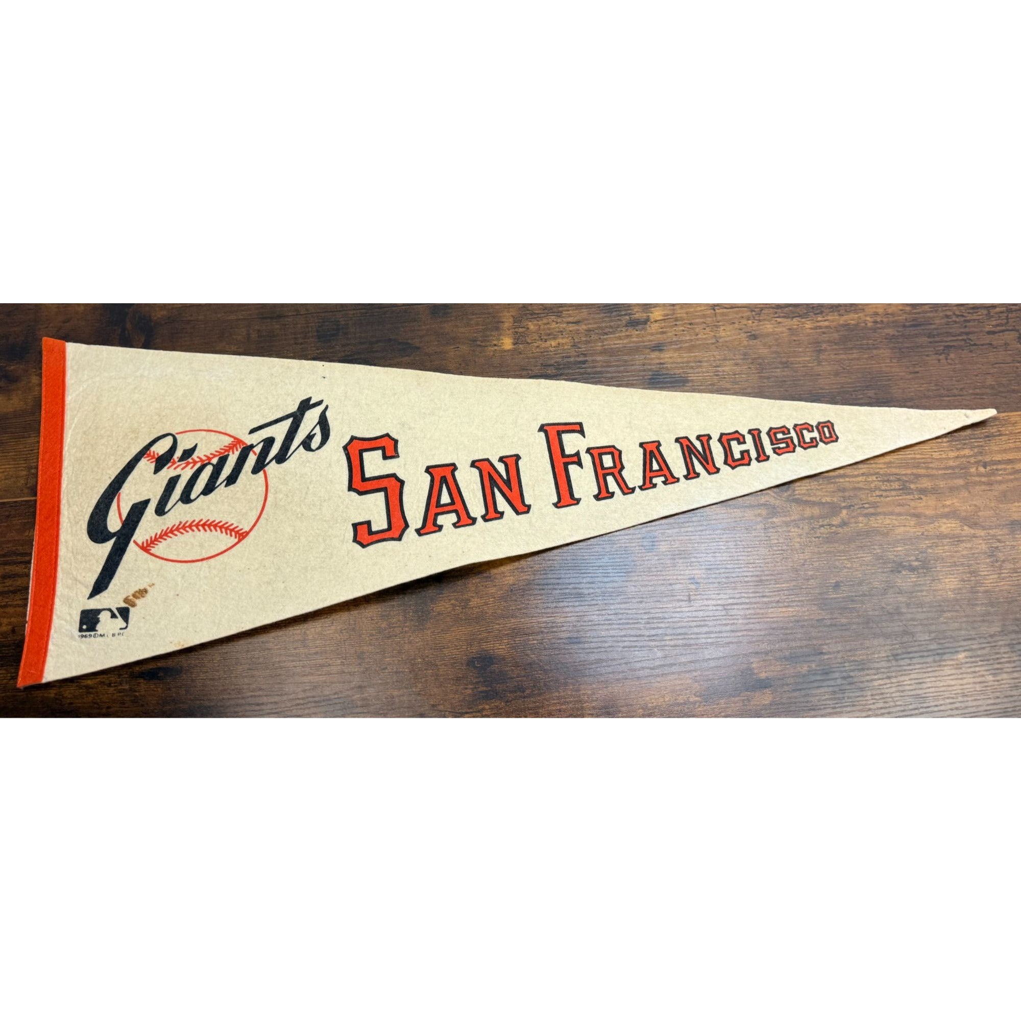 San Francisco Giants 1969 MLB Vintage Felt Pennant
