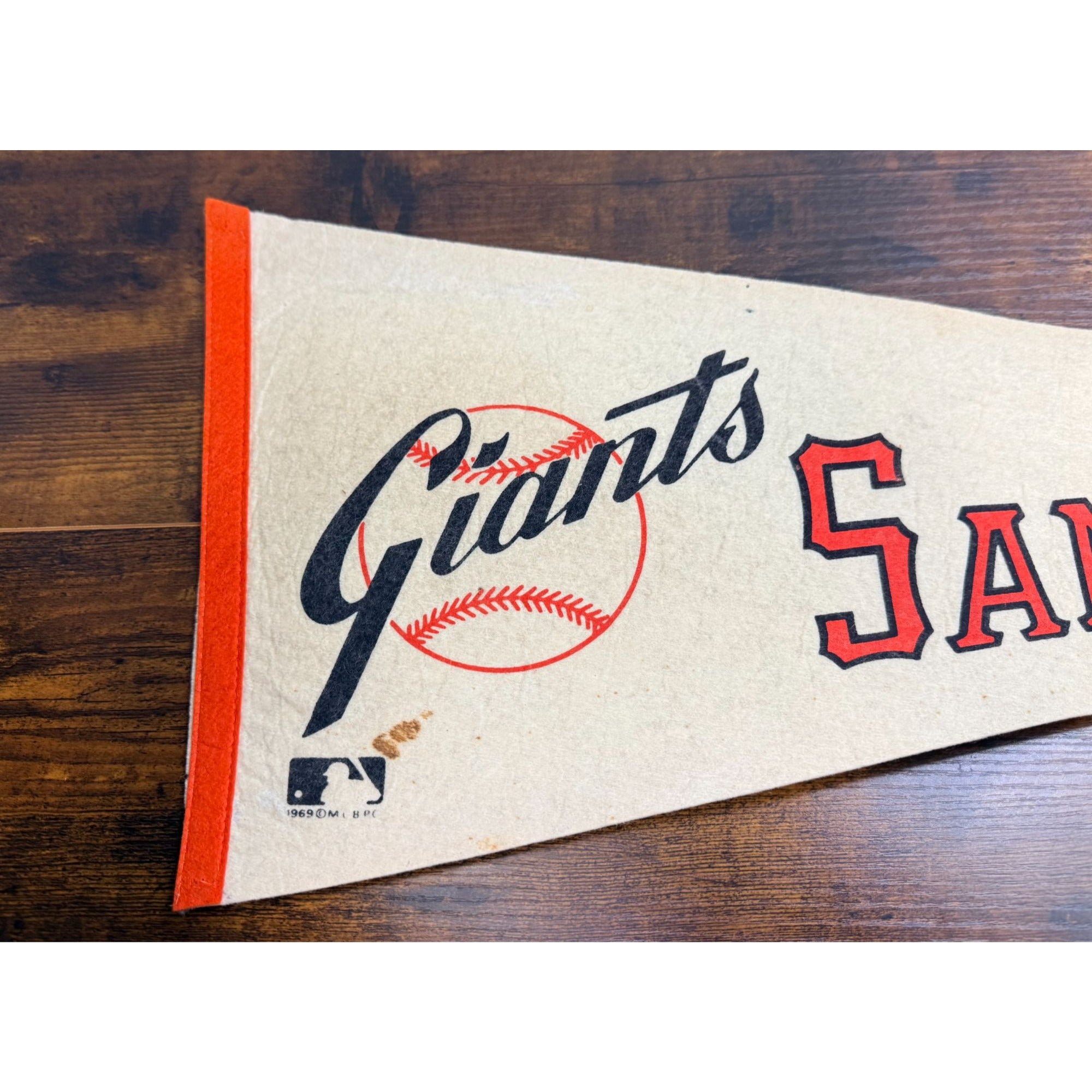 San Francisco Giants 1969 MLB Vintage Felt Pennant