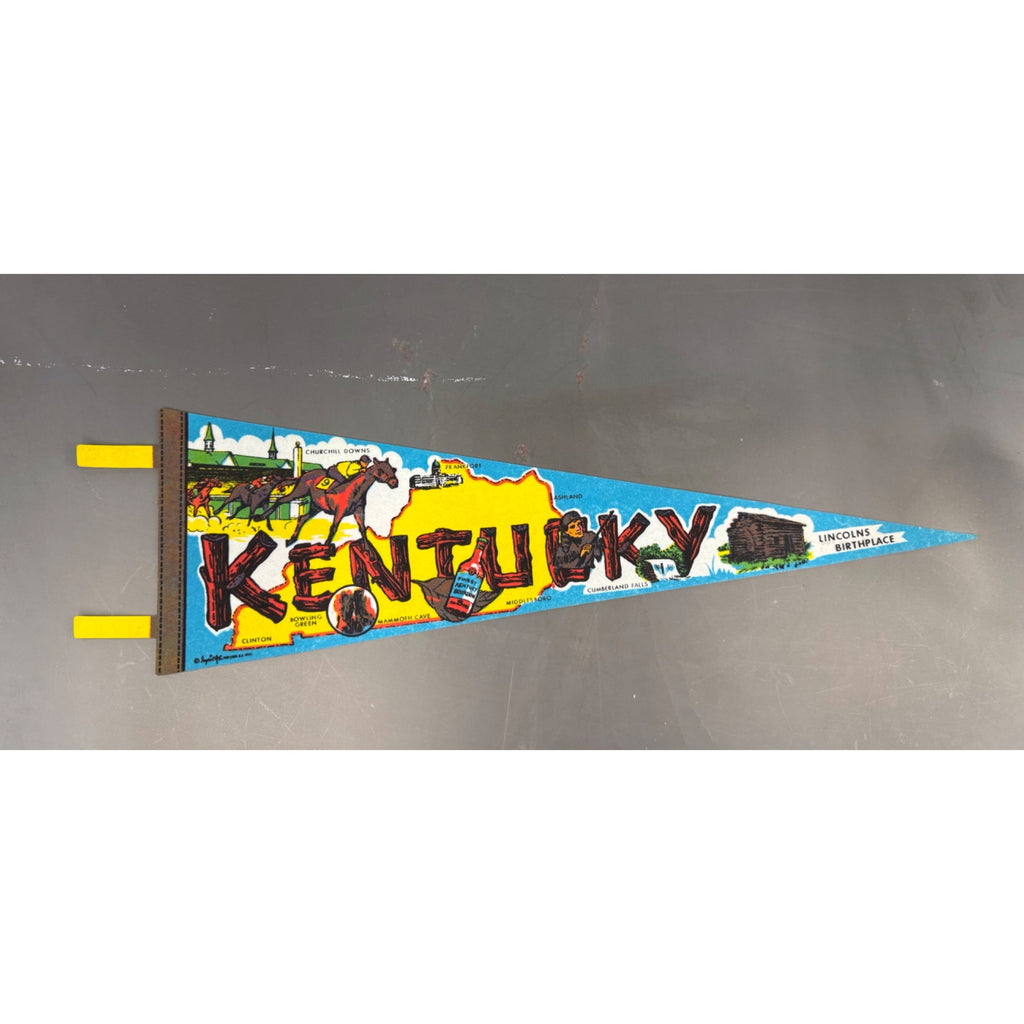 Vintage Kentucky state pennant