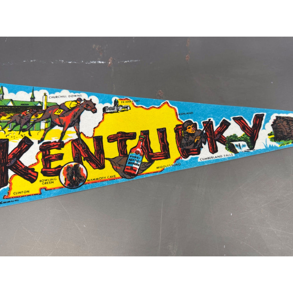 Vintage Kentucky state pennant