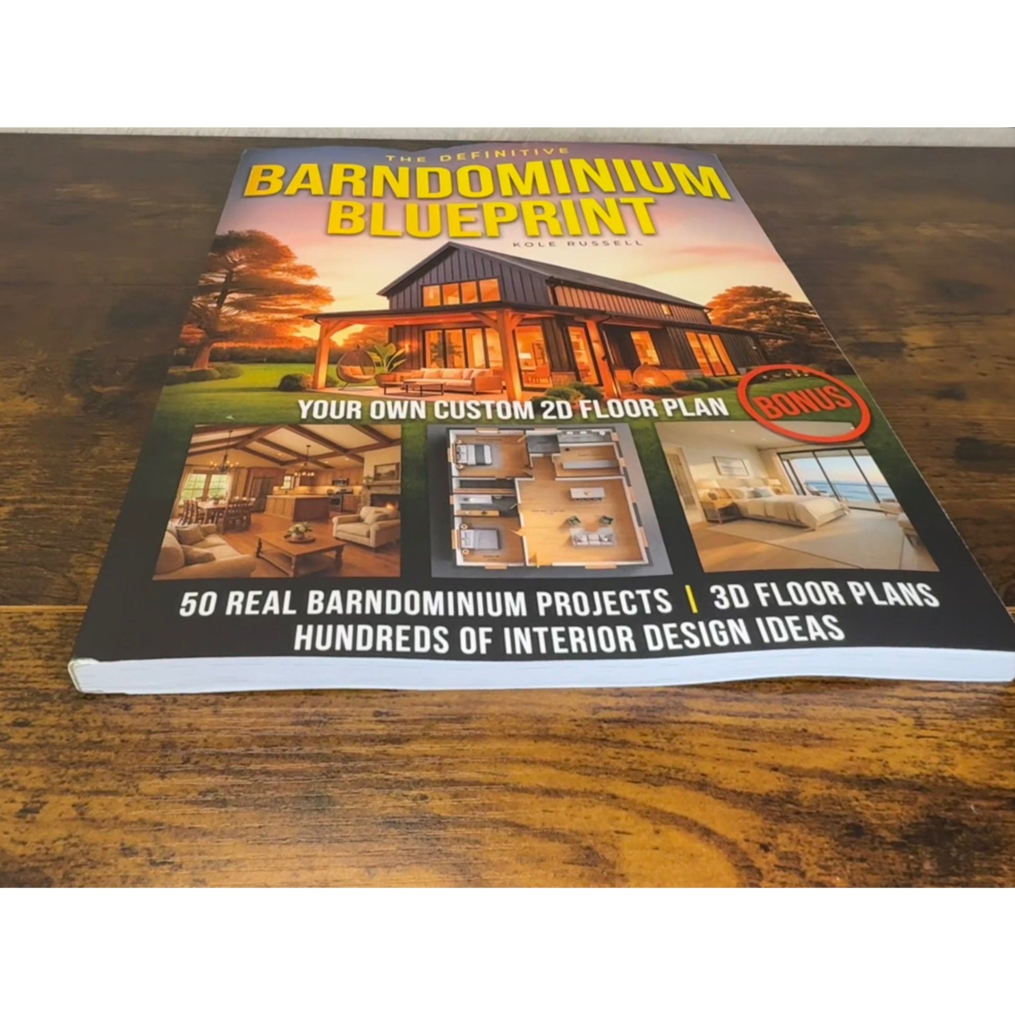 The Definitive Barndominium Blueprint Book By Kole Russell - 2D Floor Plans