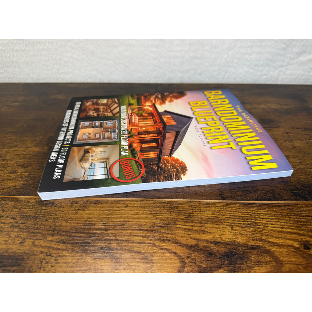 The Definitive Barndominium Blueprint Book By Kole Russell - 2D Floor Plans