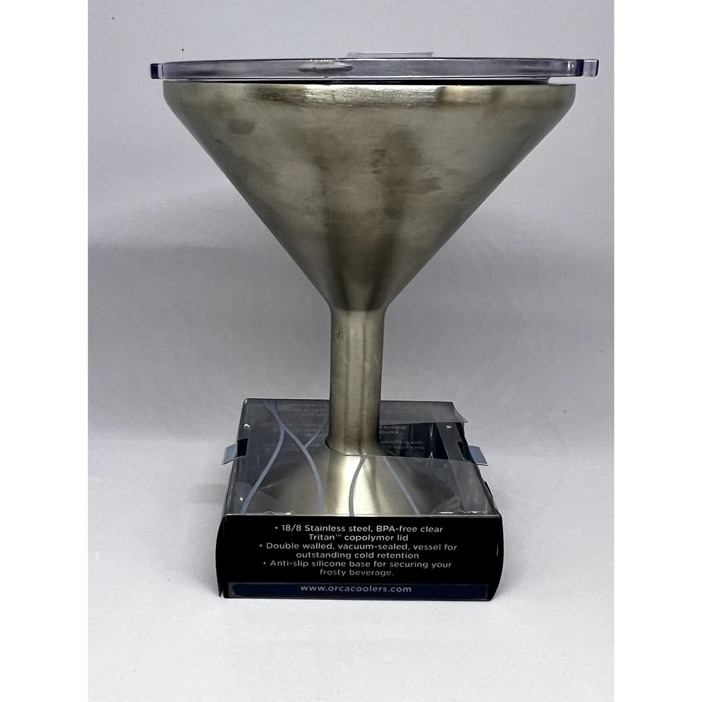 Orca Chasertini Stainless Steel martini cup with lid 8oz