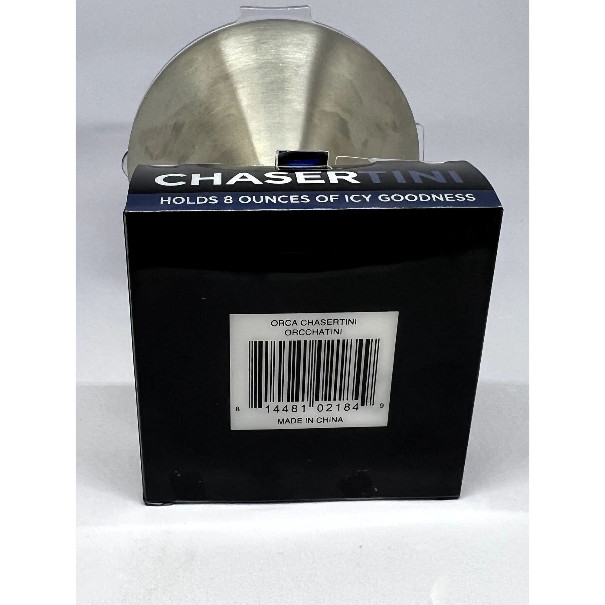 Orca Chasertini Stainless Steel martini cup with lid 8oz