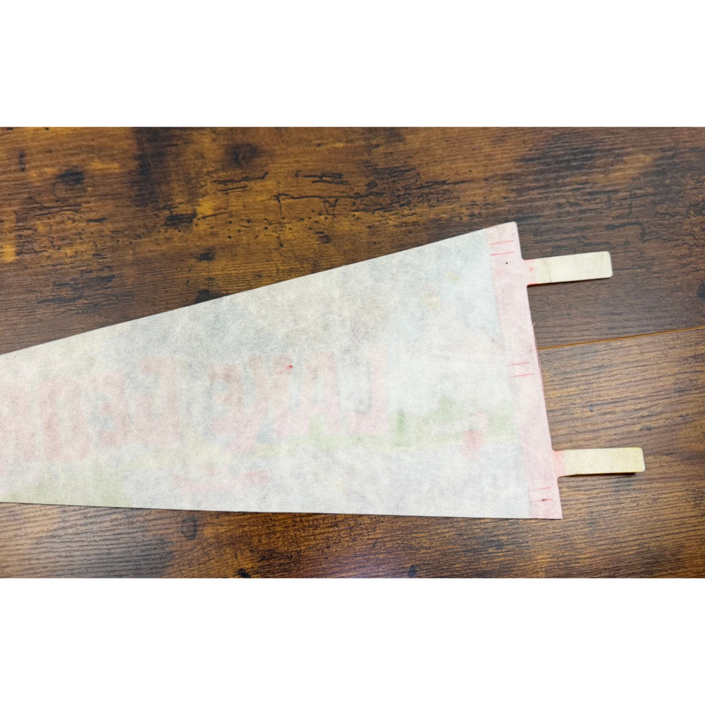 Vintage Lake George NY Vintage Felt Pennant 25 inches