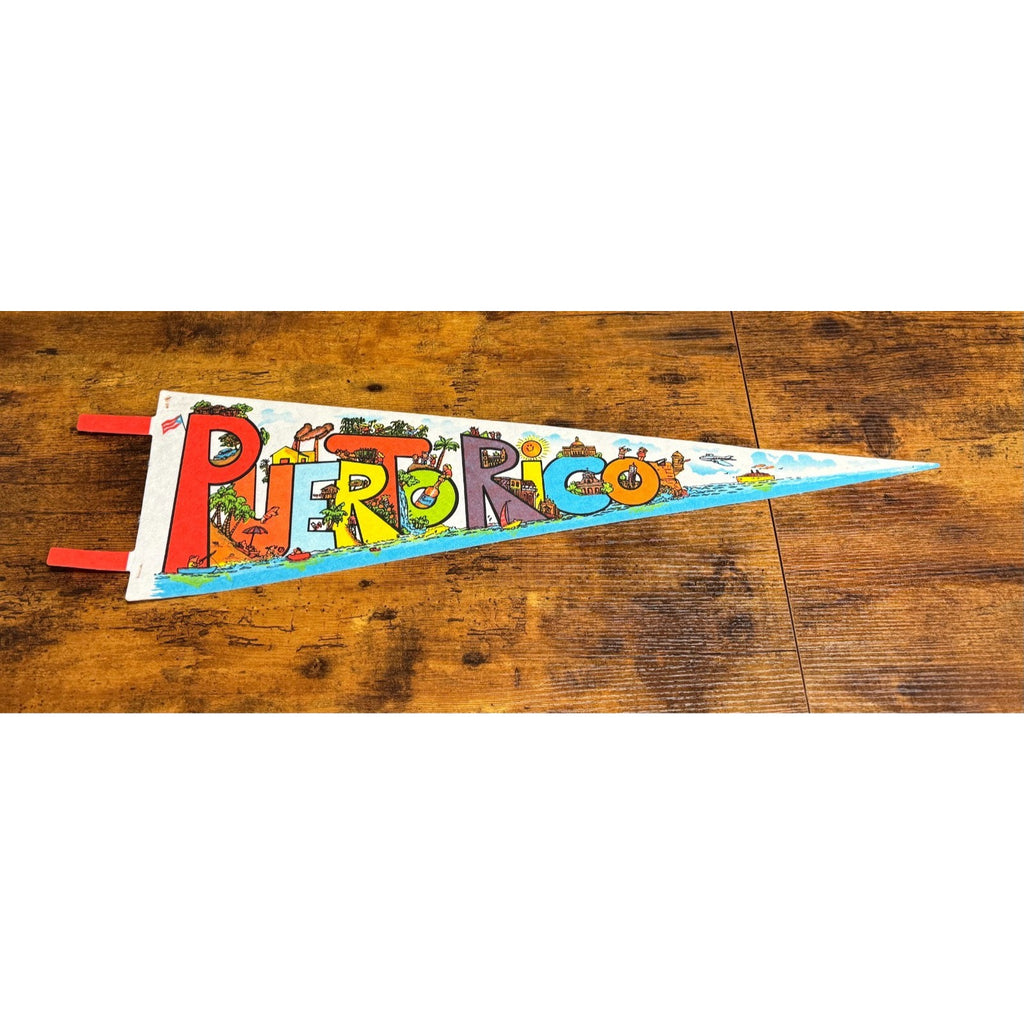 Vintage Puerto Rico pennant