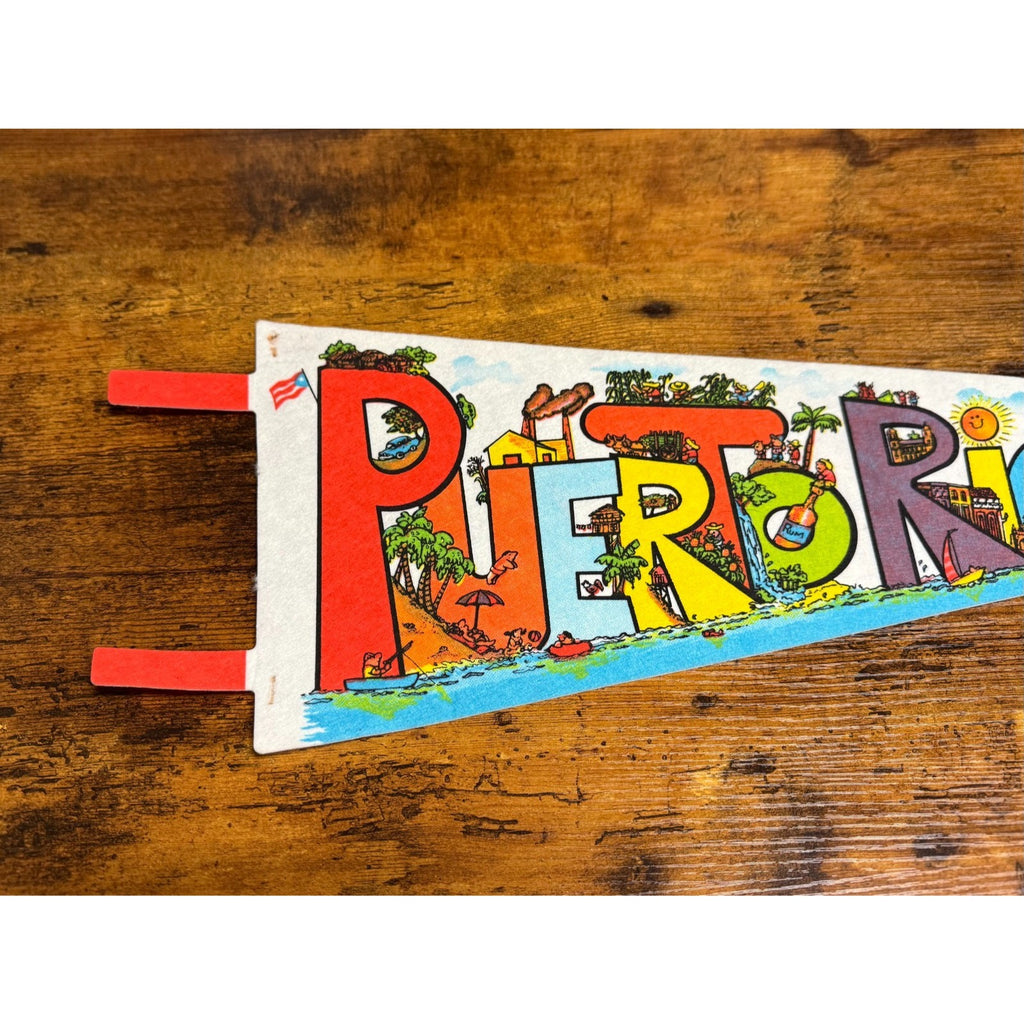 Vintage Puerto Rico pennant