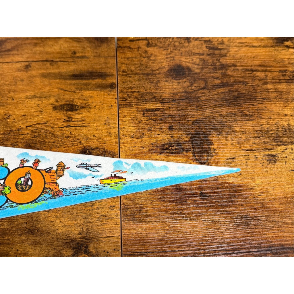 Vintage Puerto Rico pennant