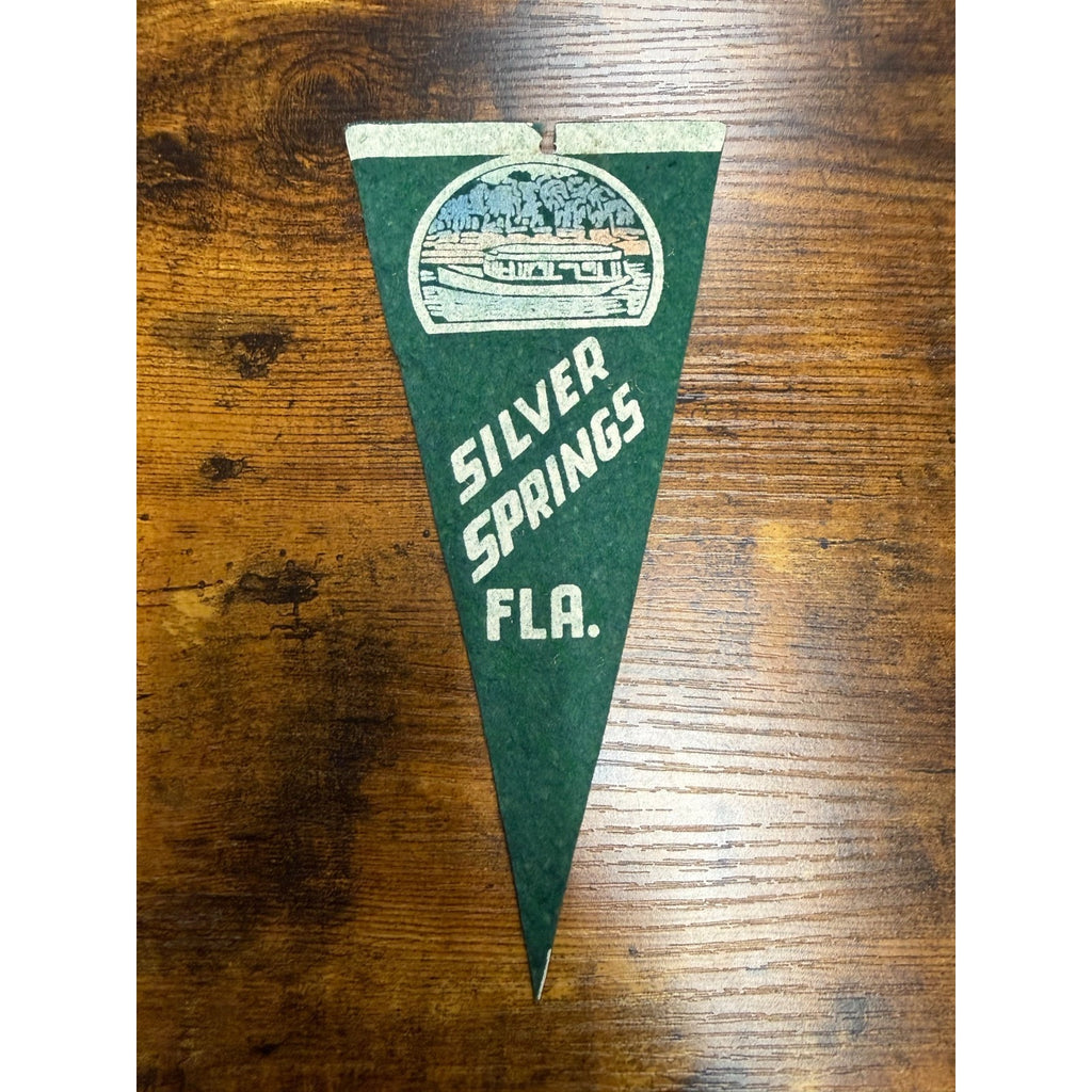 Vintage Silver Springs, Fla mini pennant