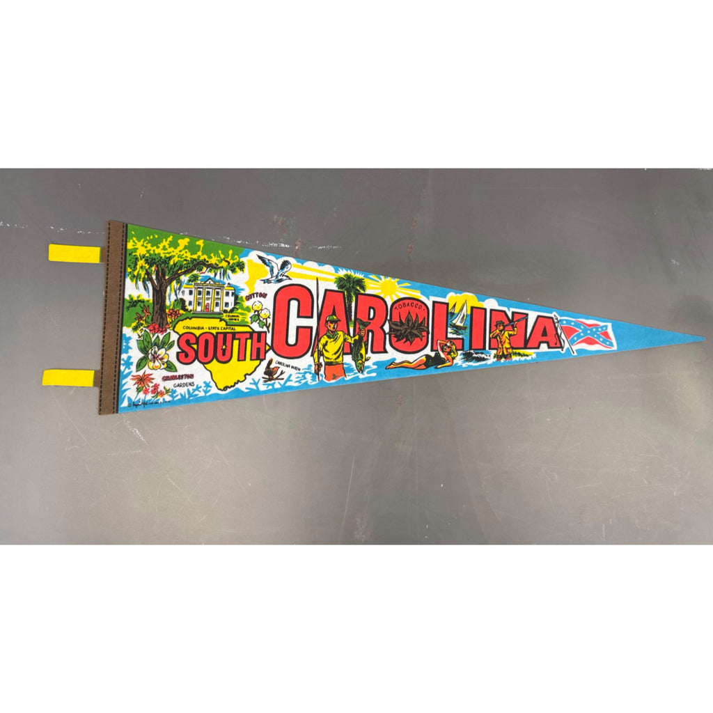 Vintage South Carolina state pennant