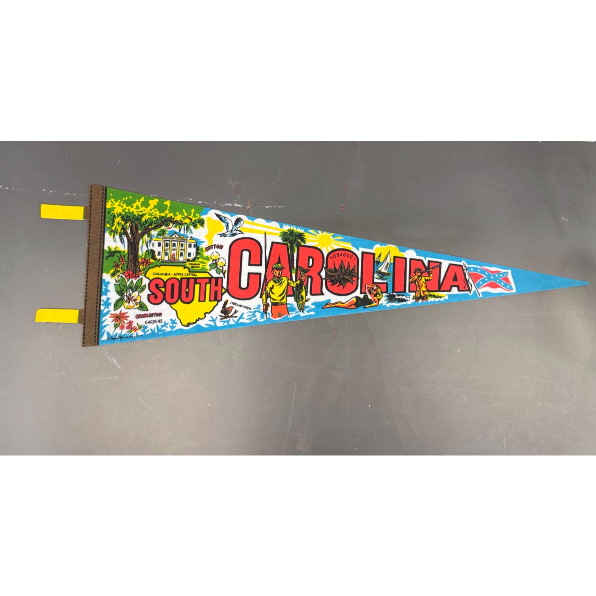 Vintage South Carolina state pennant