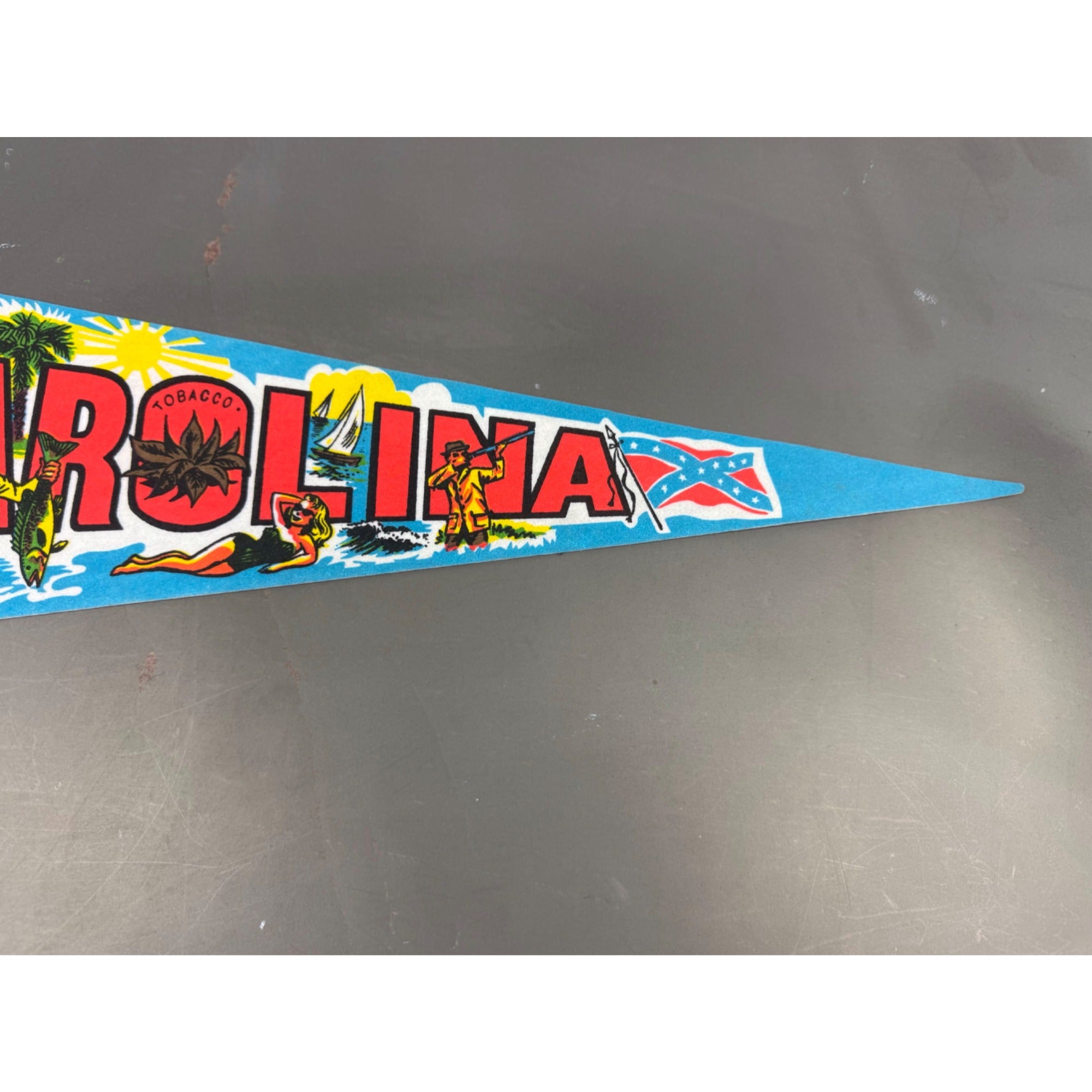 Vintage South Carolina state pennant