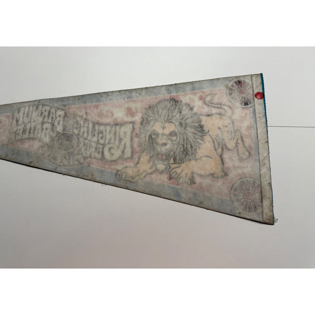 Vintage Ringling Brothers and Barnum and Bailey circus pennant