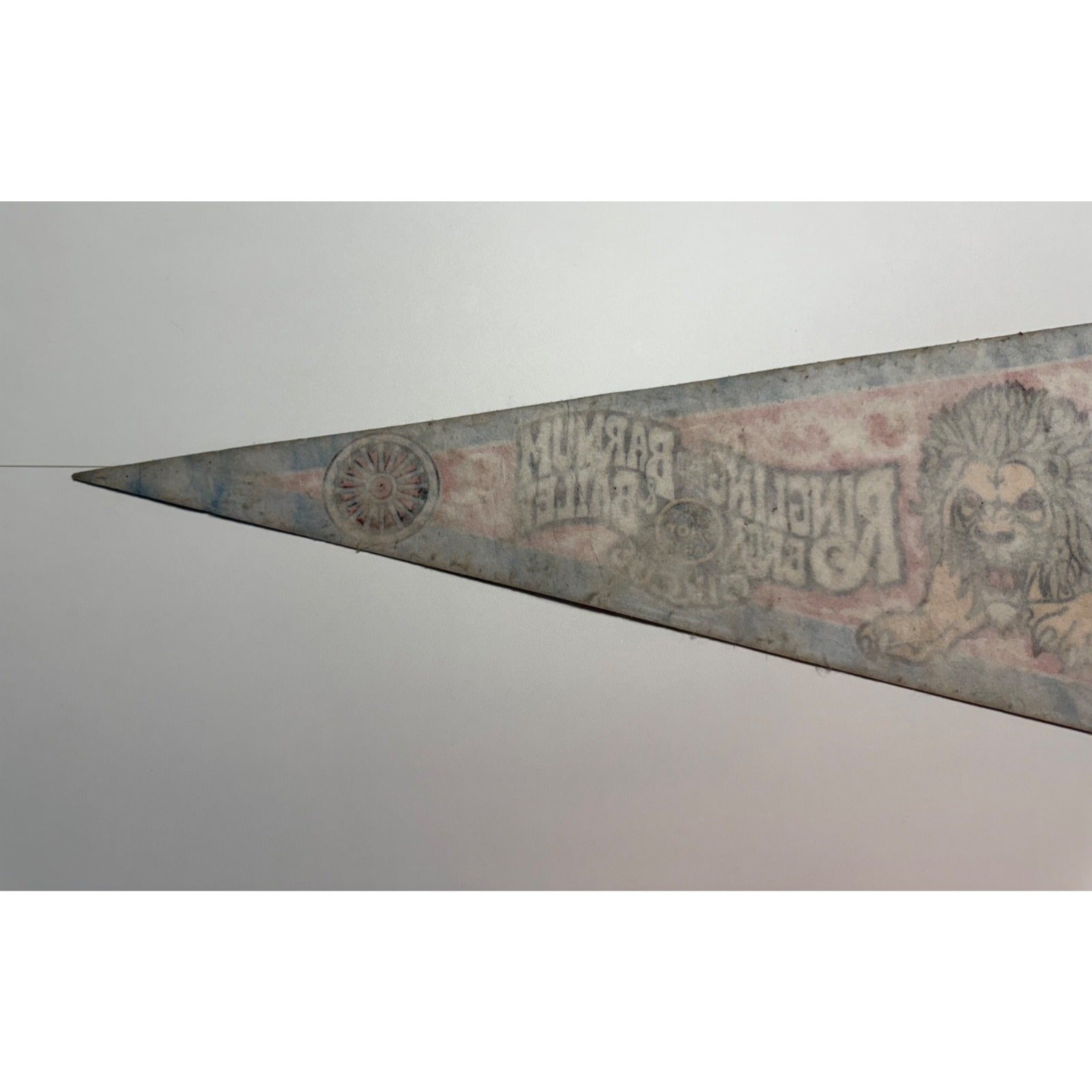 Vintage Ringling Brothers and Barnum and Bailey circus pennant