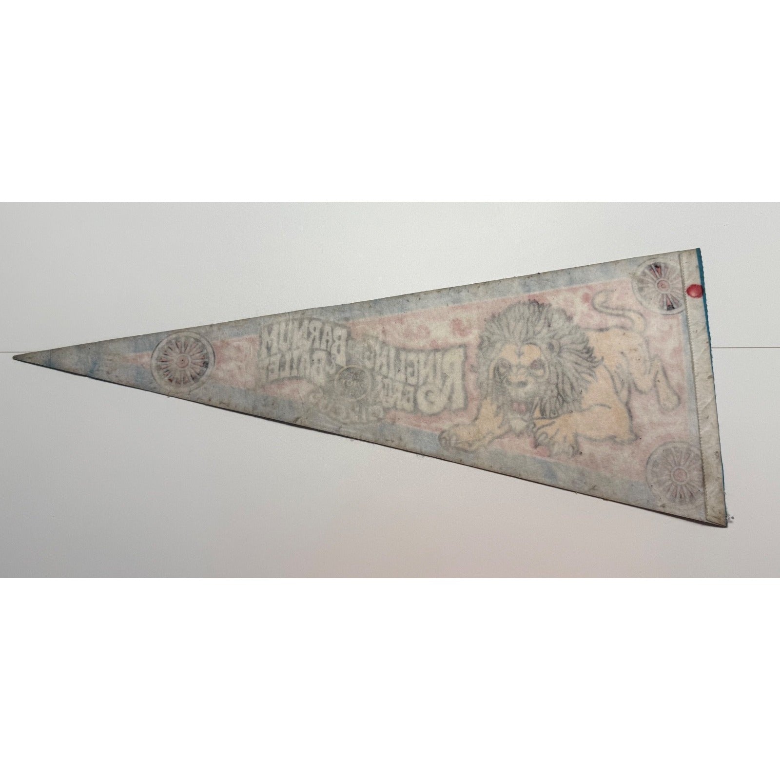 Vintage Ringling Brothers and Barnum and Bailey circus pennant