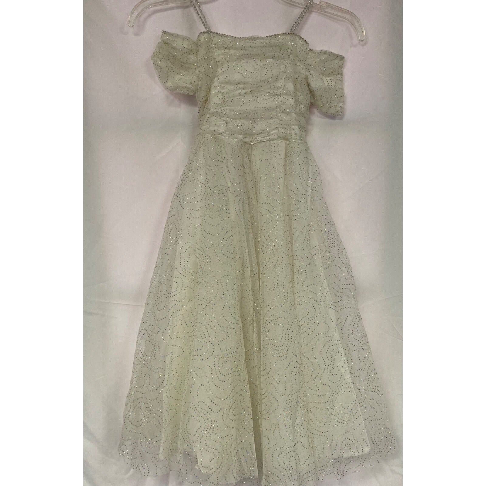 Vintage Storybook Heirlooms flower girl dress size 5 Made in USA