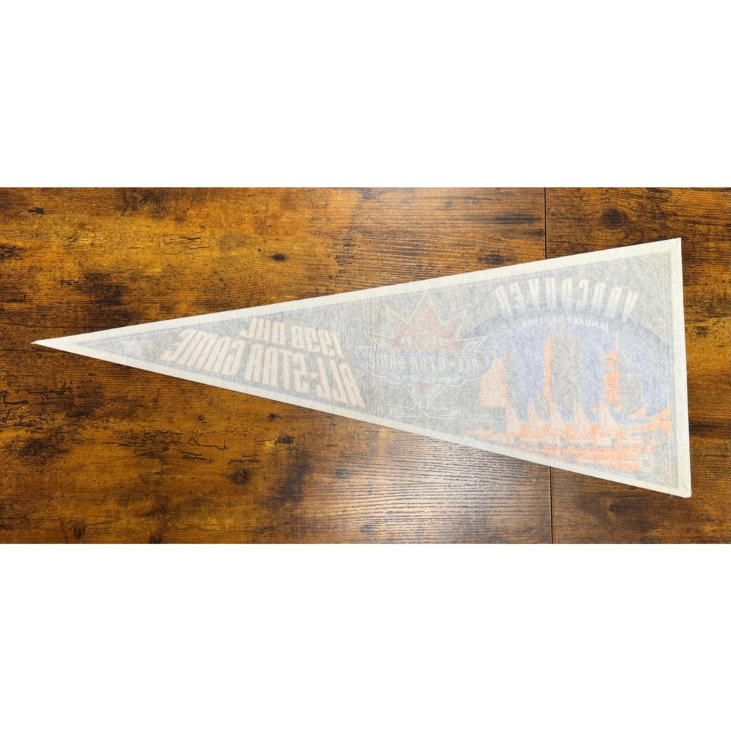Vintage NHL 1998 All Star Game Vancouver Canucks Hockey Pennant