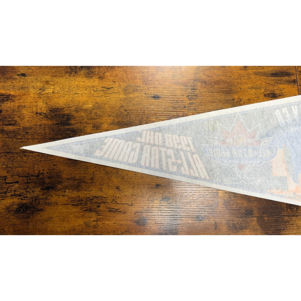 Vintage NHL 1998 All Star Game Vancouver Canucks Hockey Pennant