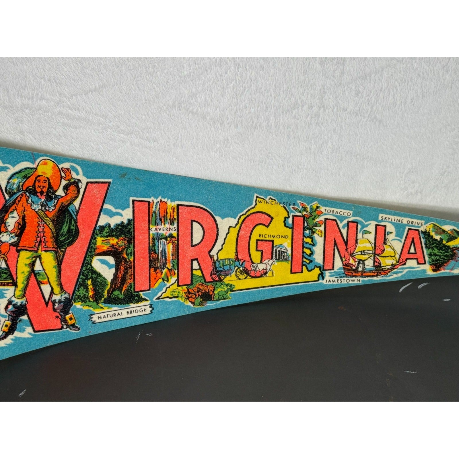 Vintage Virginia State pennant