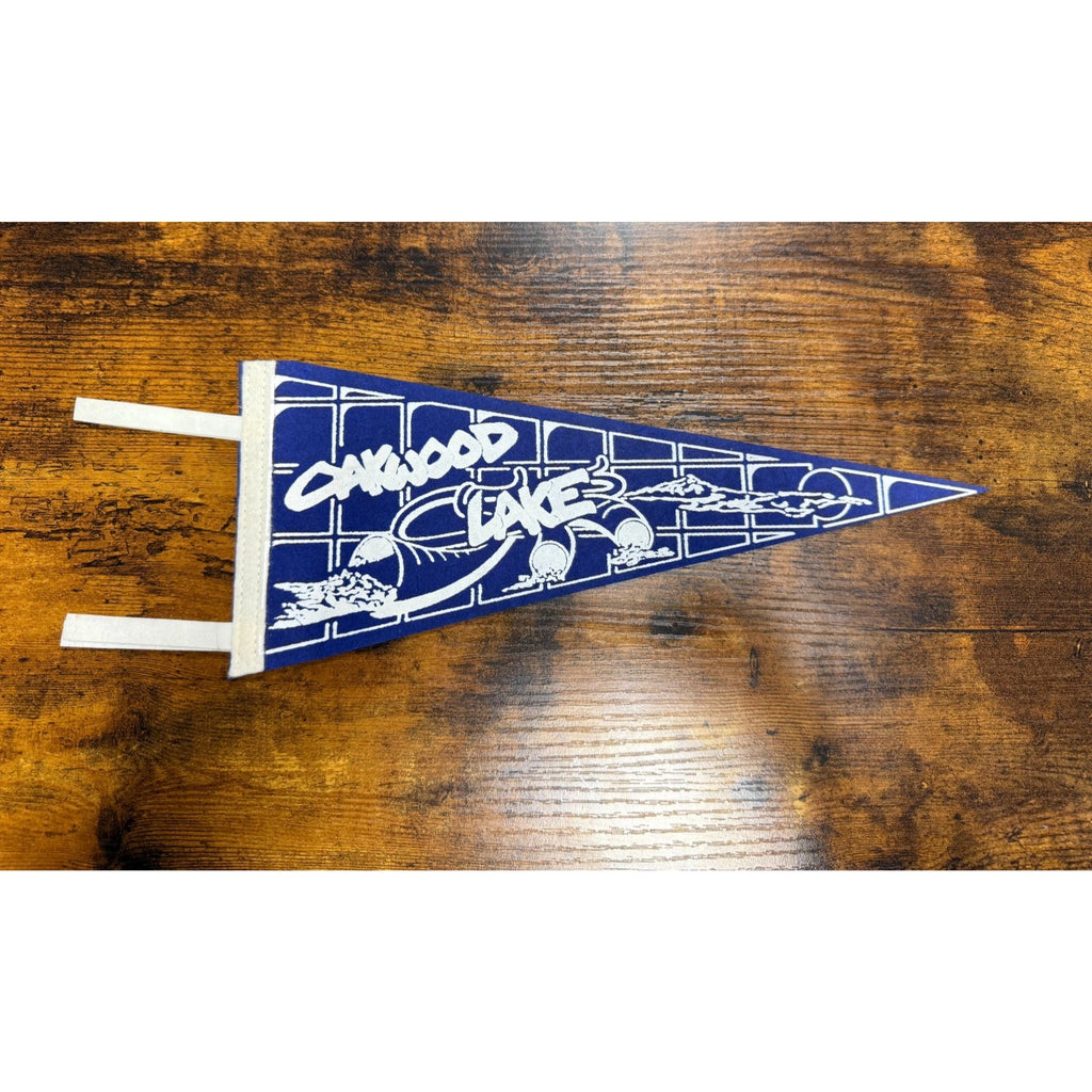 Vintage Oakwood Lake pennant