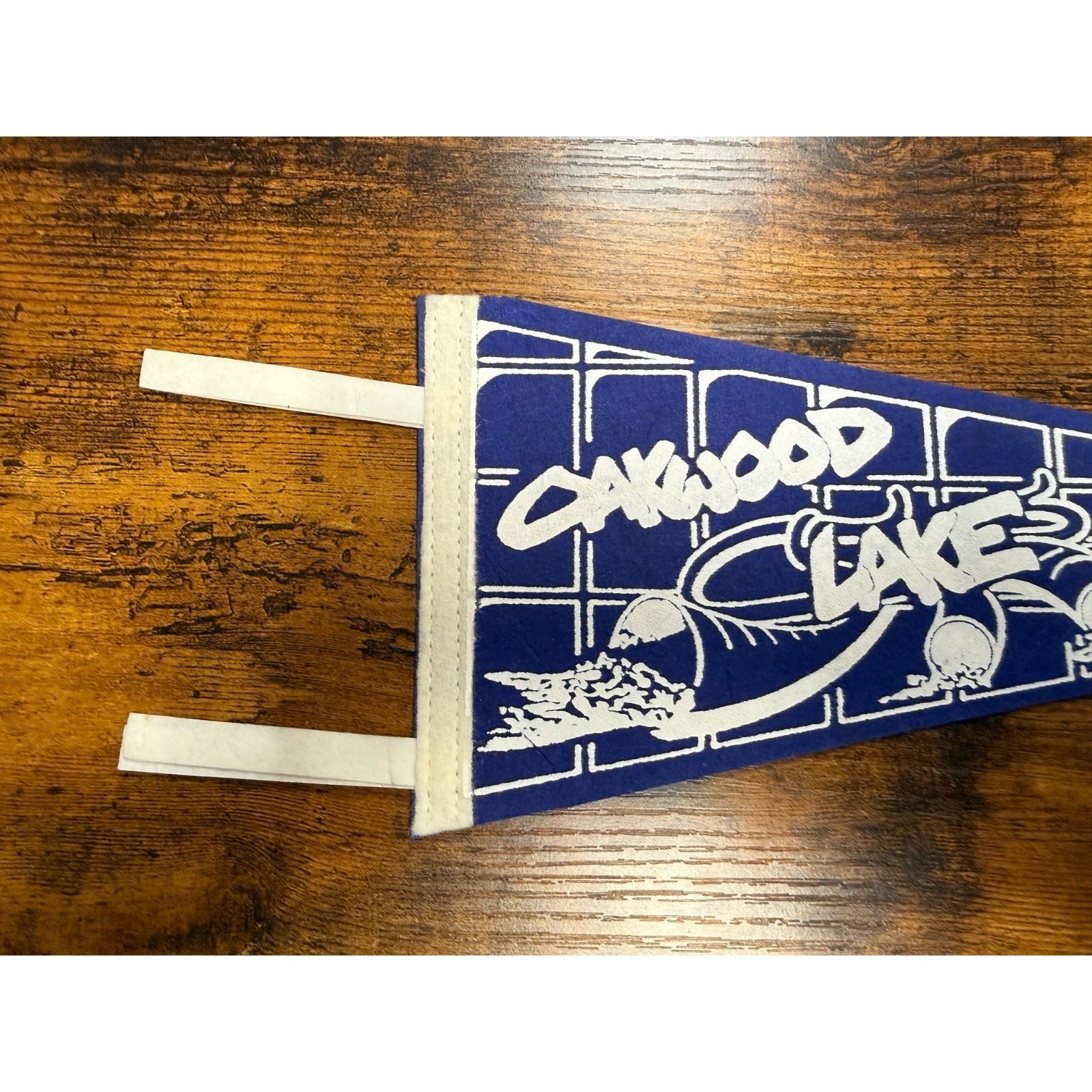 Vintage Oakwood Lake pennant
