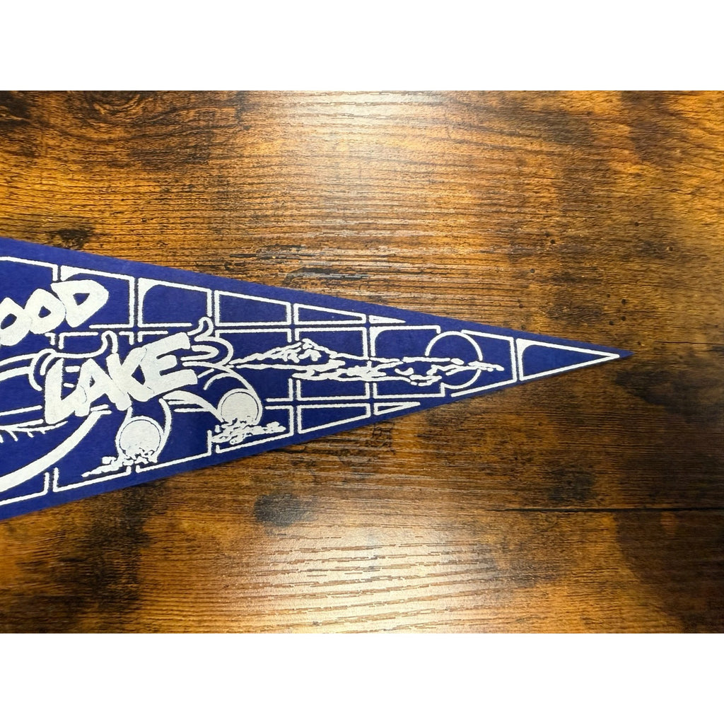 Vintage Oakwood Lake pennant