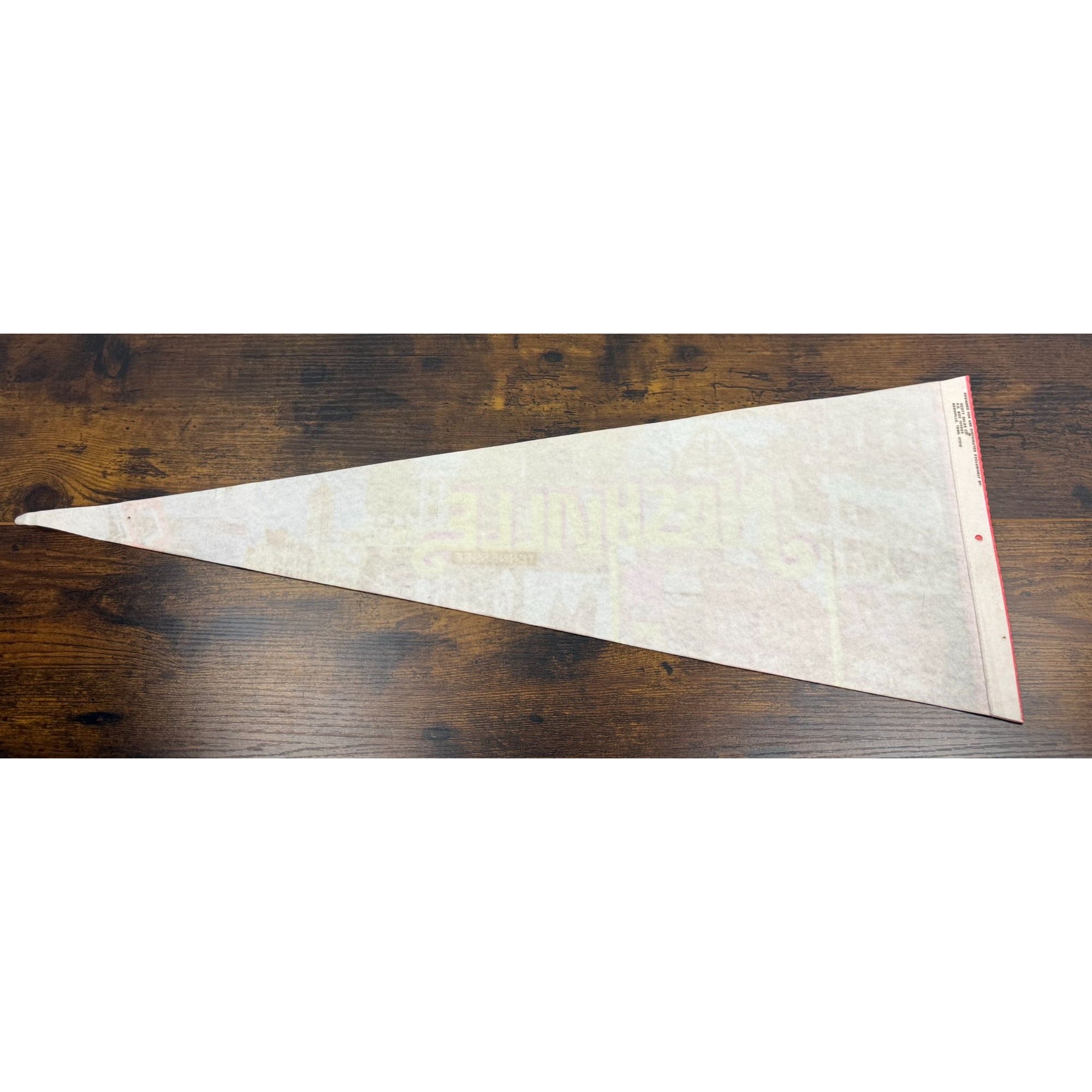 Vintage Nashville Tennessee Music City Pennant 29.5 inches