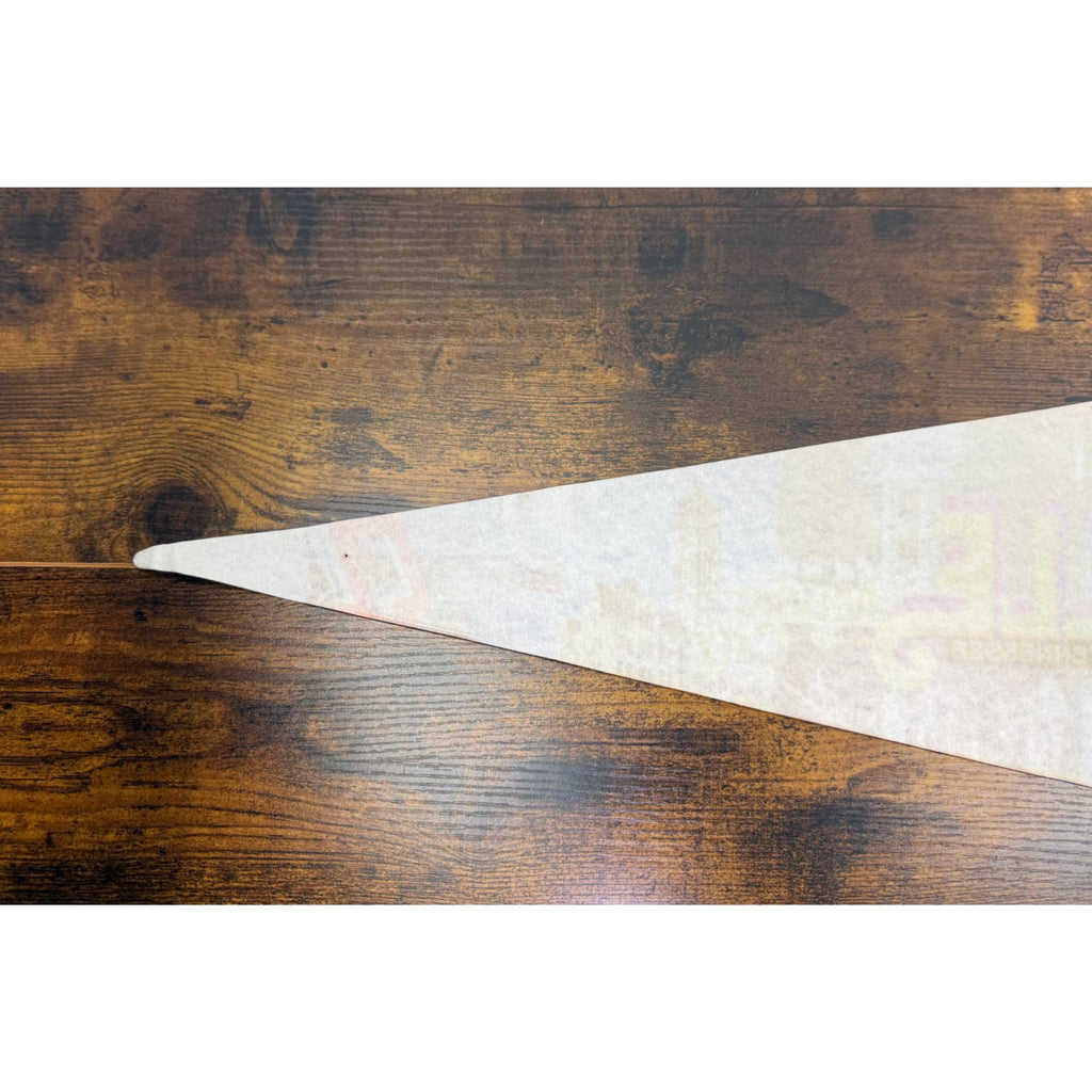 Vintage Nashville Tennessee Music City Pennant 29.5 inches