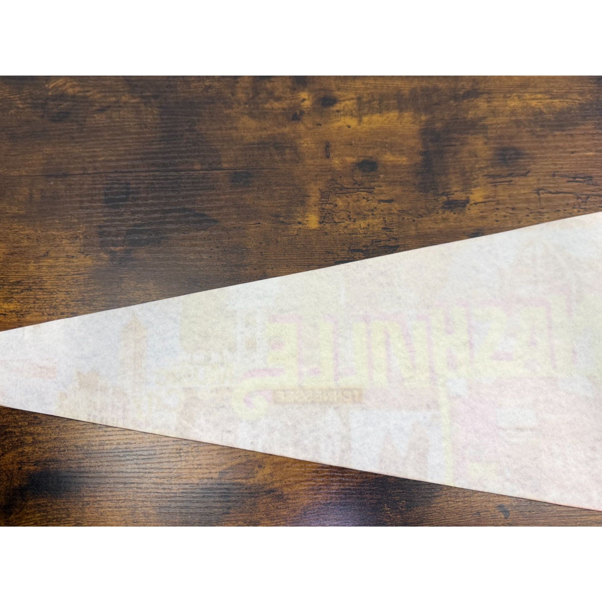Vintage Nashville Tennessee Music City Pennant 29.5 inches