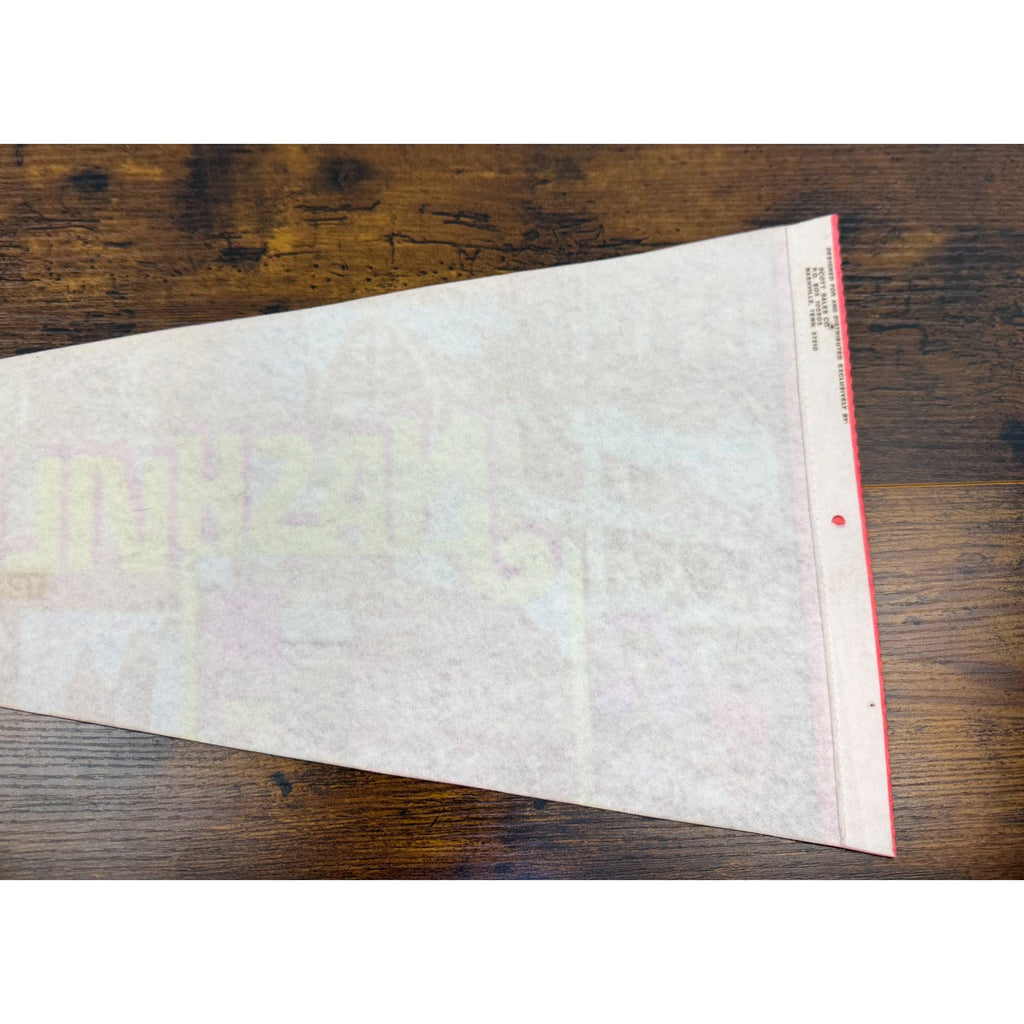 Vintage Nashville Tennessee Music City Pennant 29.5 inches