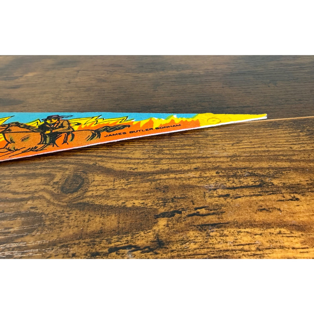 The Alamo Vintage Felt Pennant San Antonio Texas Souvenir 25 inches