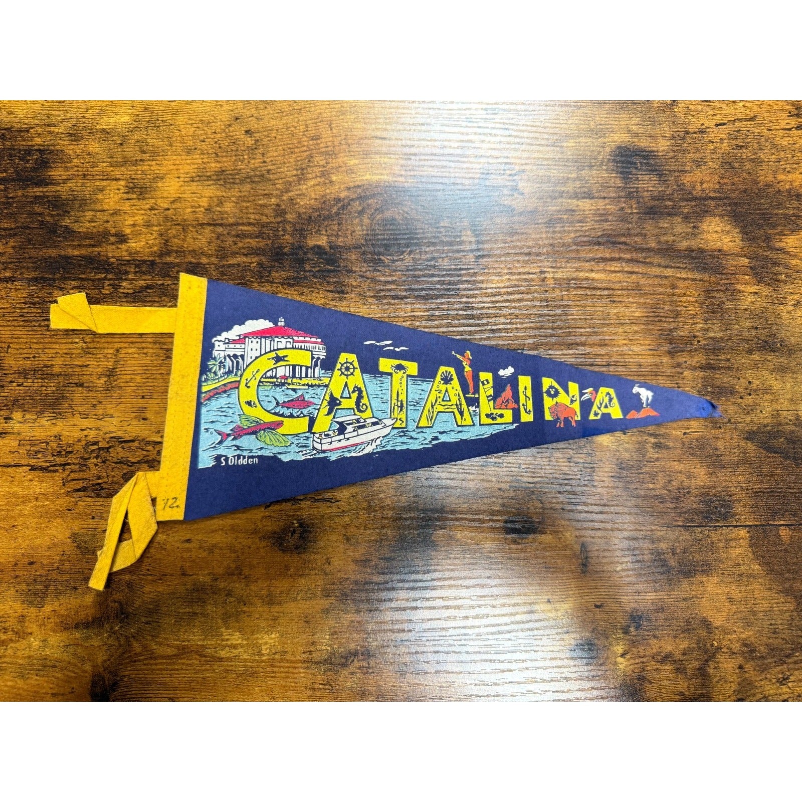Vintage Catalina pennant