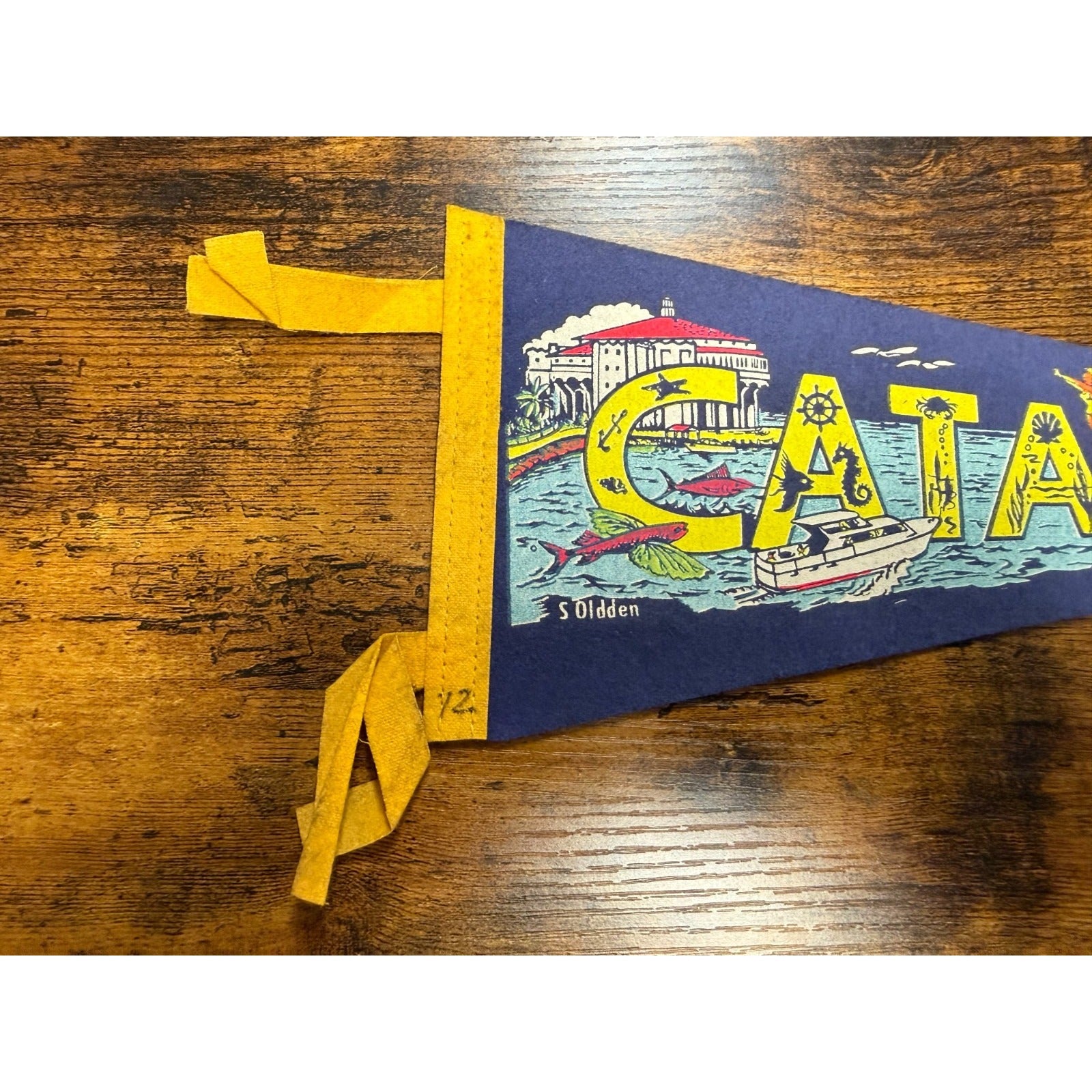 Vintage Catalina pennant