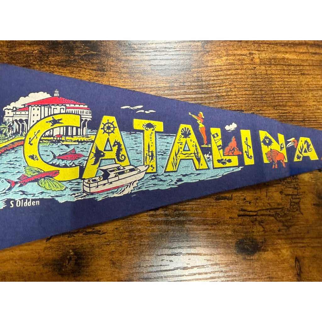 Vintage Catalina pennant