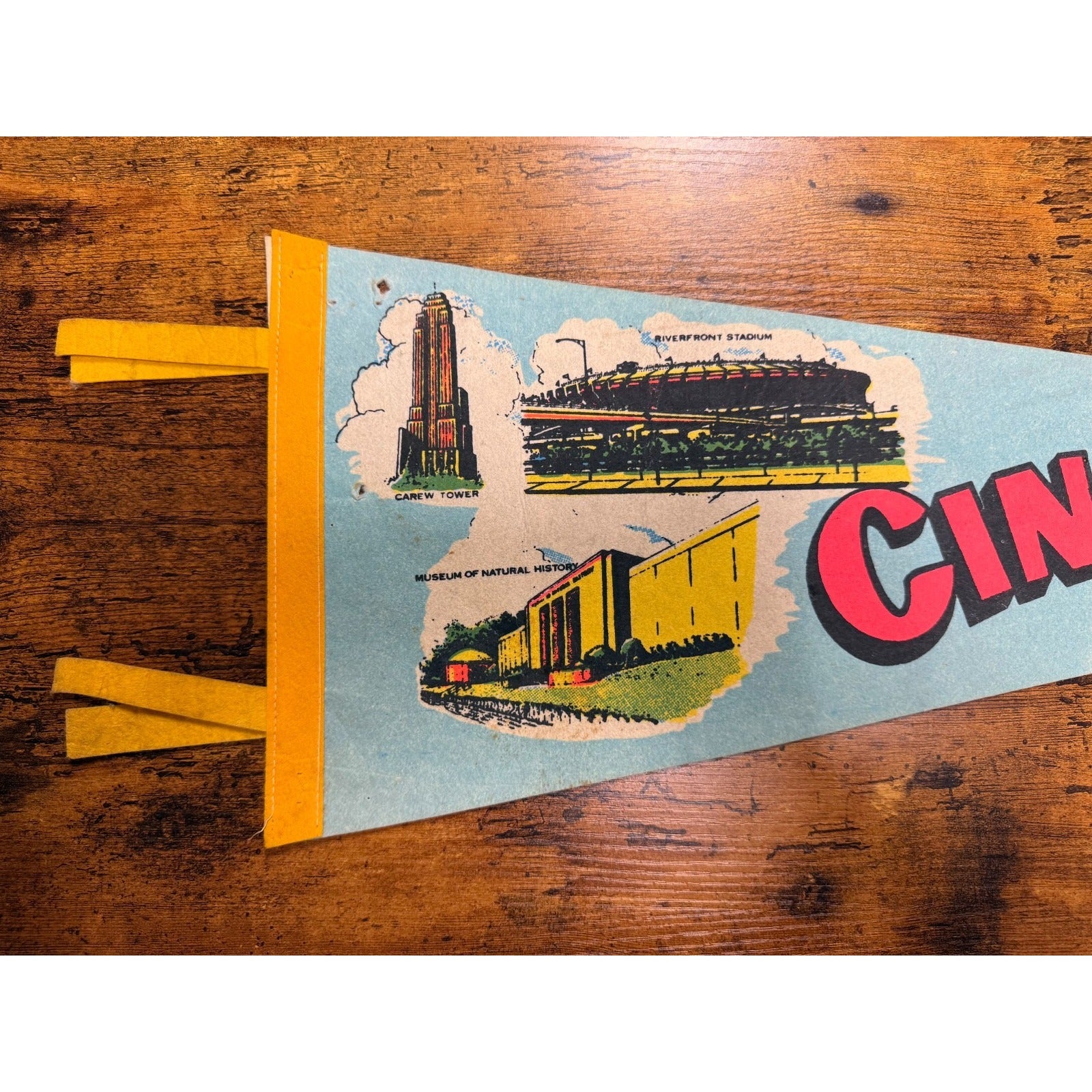 Vintage Cincinnati, Ohio pennant