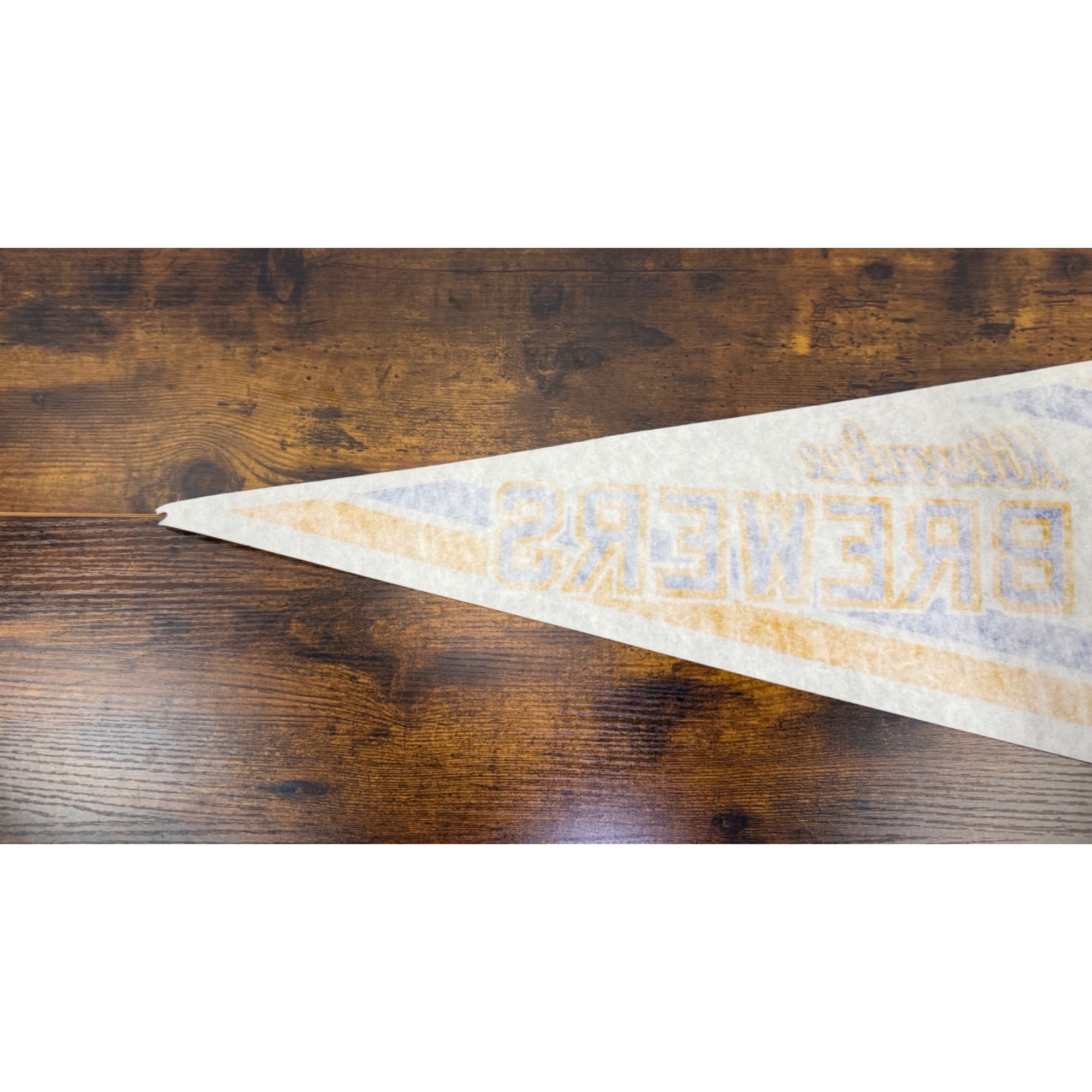 Milwaukee Brewers MLB Team Felt Pennant - Blue & Gold Sports Memorabilia