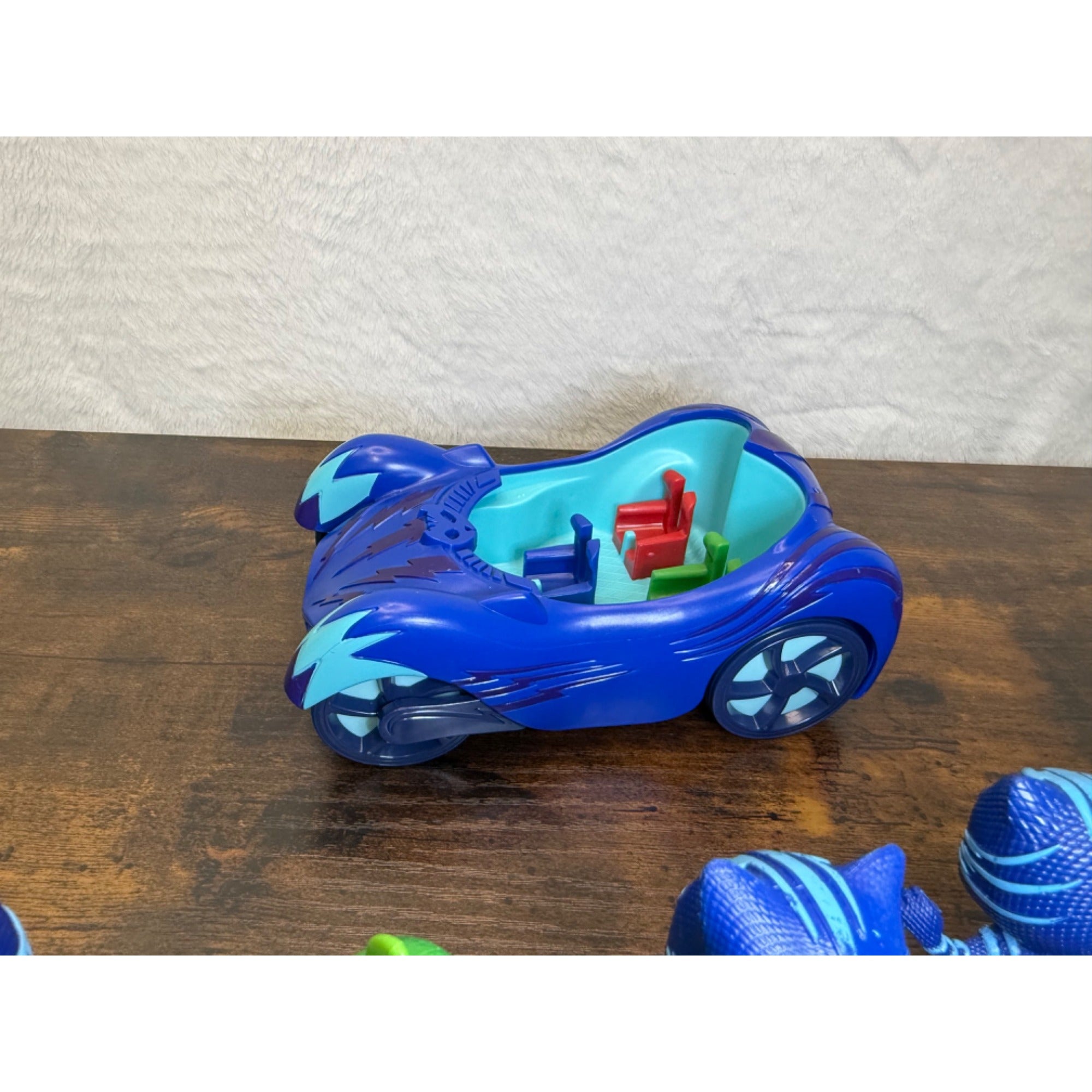 PJ Masks Catboy Car Toy Set With Figures & Plush - 7-Piece Play Bundle