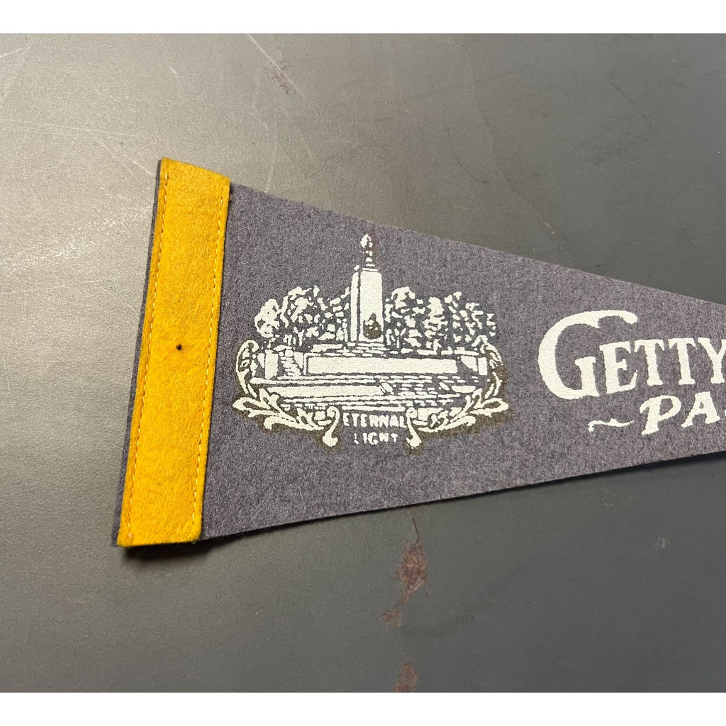Vintage Gettysburg, PA pennant
