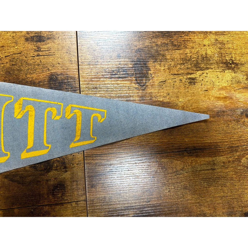 Vintage University of Pittsburgh PITT Golden Panthers pennant