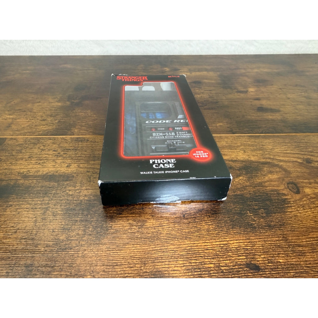 New open box Stranger Things walk-in talkie case for iPhone 16 pro