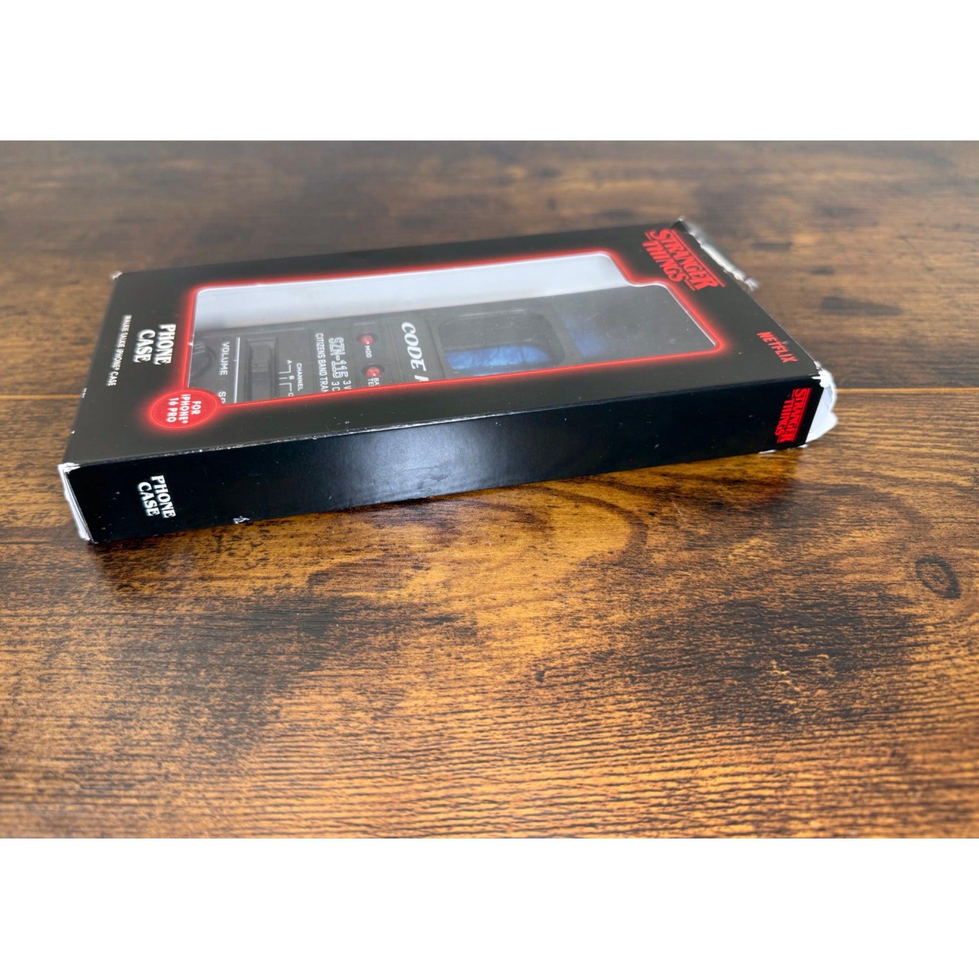 New open box Stranger Things walk-in talkie case for iPhone 16 pro