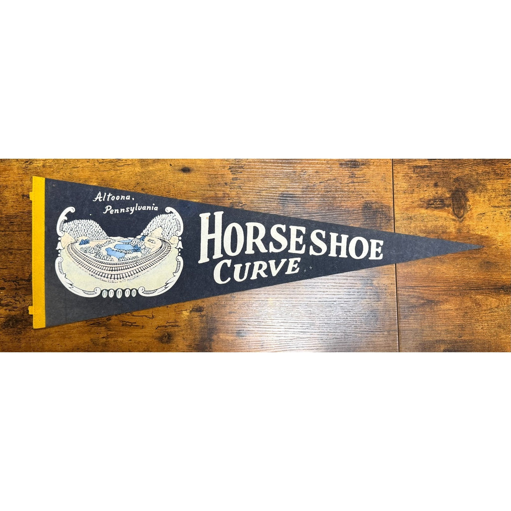 Vintage Horseshoe Curve Altoona, Pennsylvania pennant
