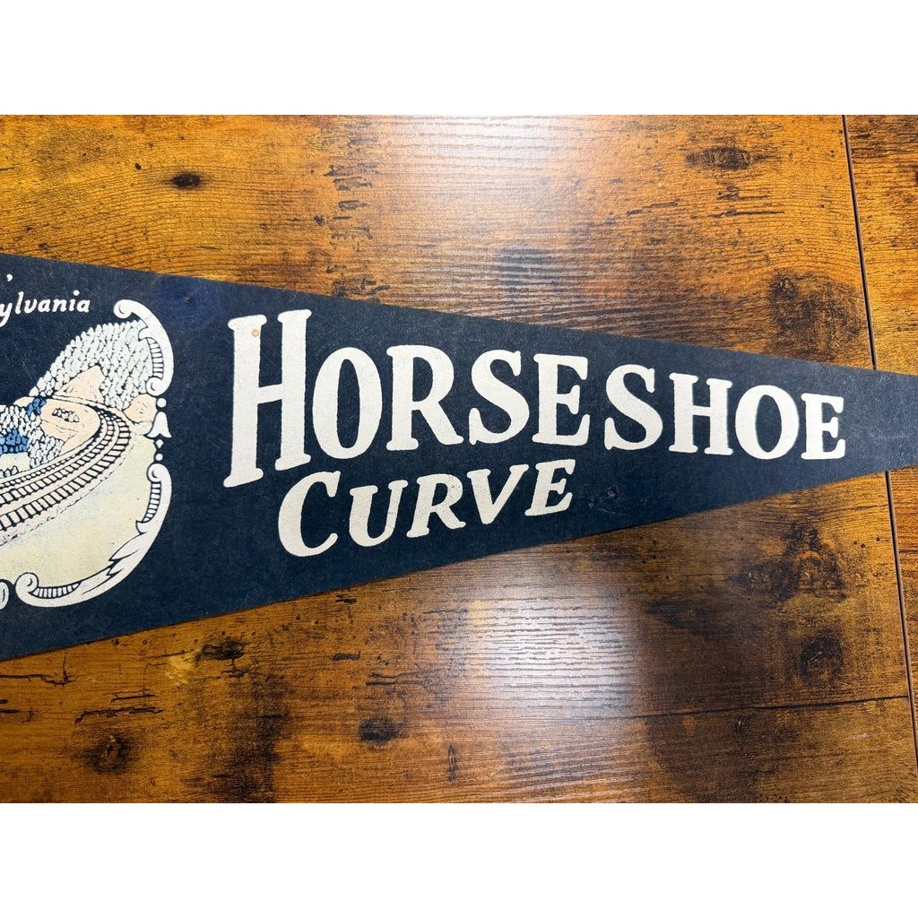 Vintage Horseshoe Curve Altoona, Pennsylvania pennant