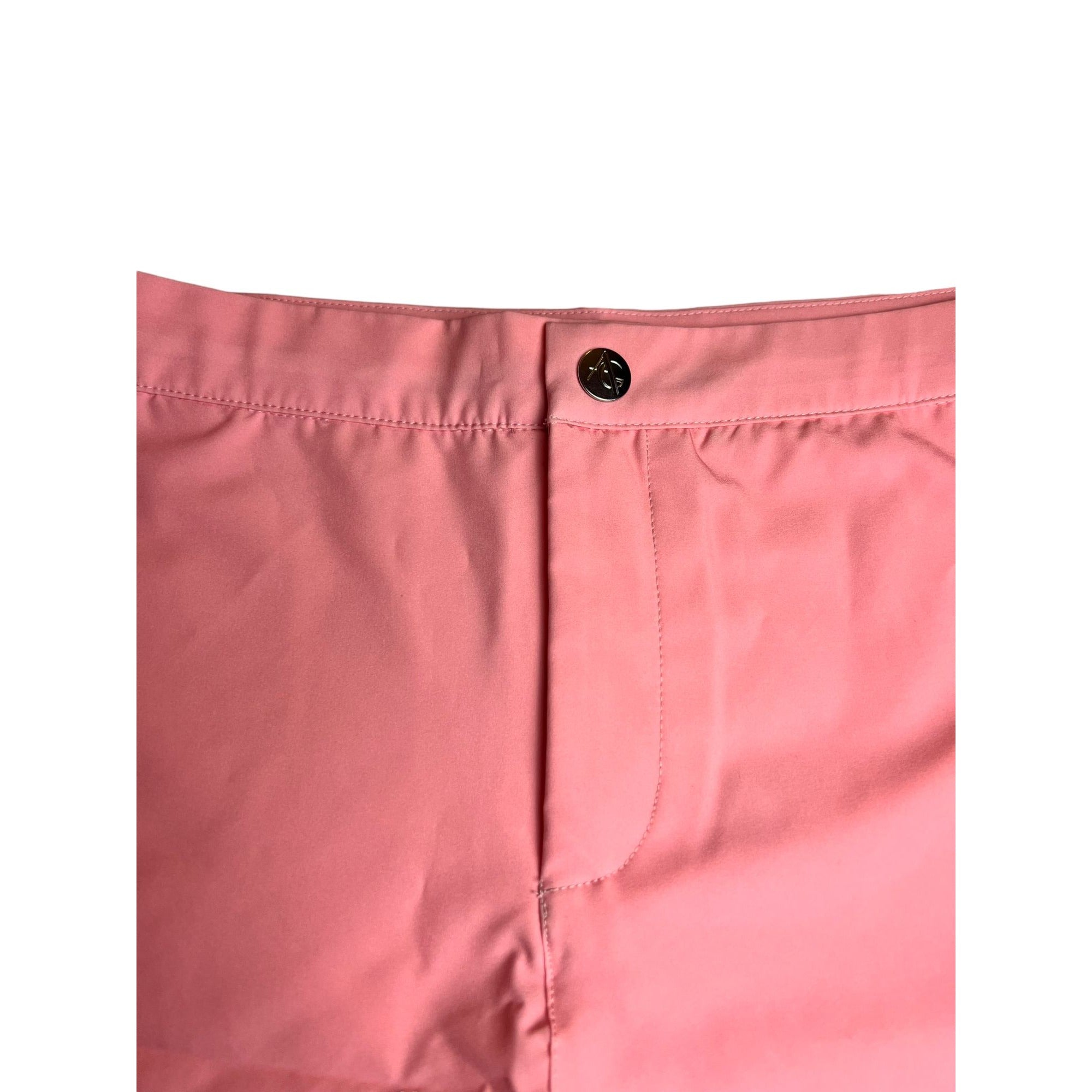 New Men's Argyle Grant pink swim trunks size 38