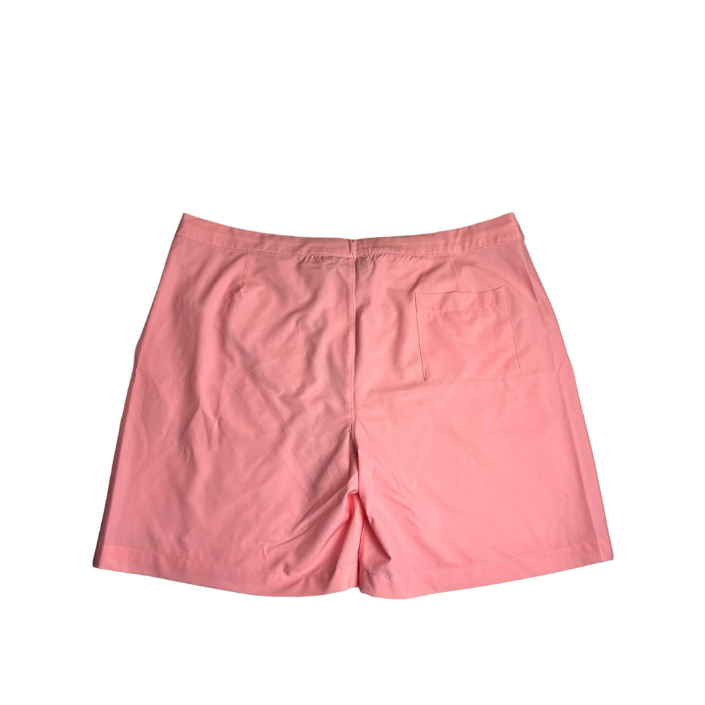 New Men's Argyle Grant pink swim trunks size 38