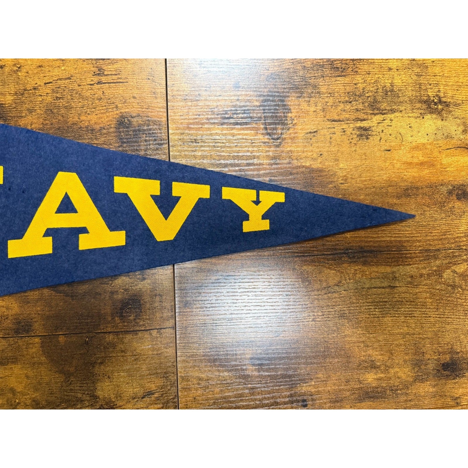 Vintage Navy "Get 'em Goat" pennant