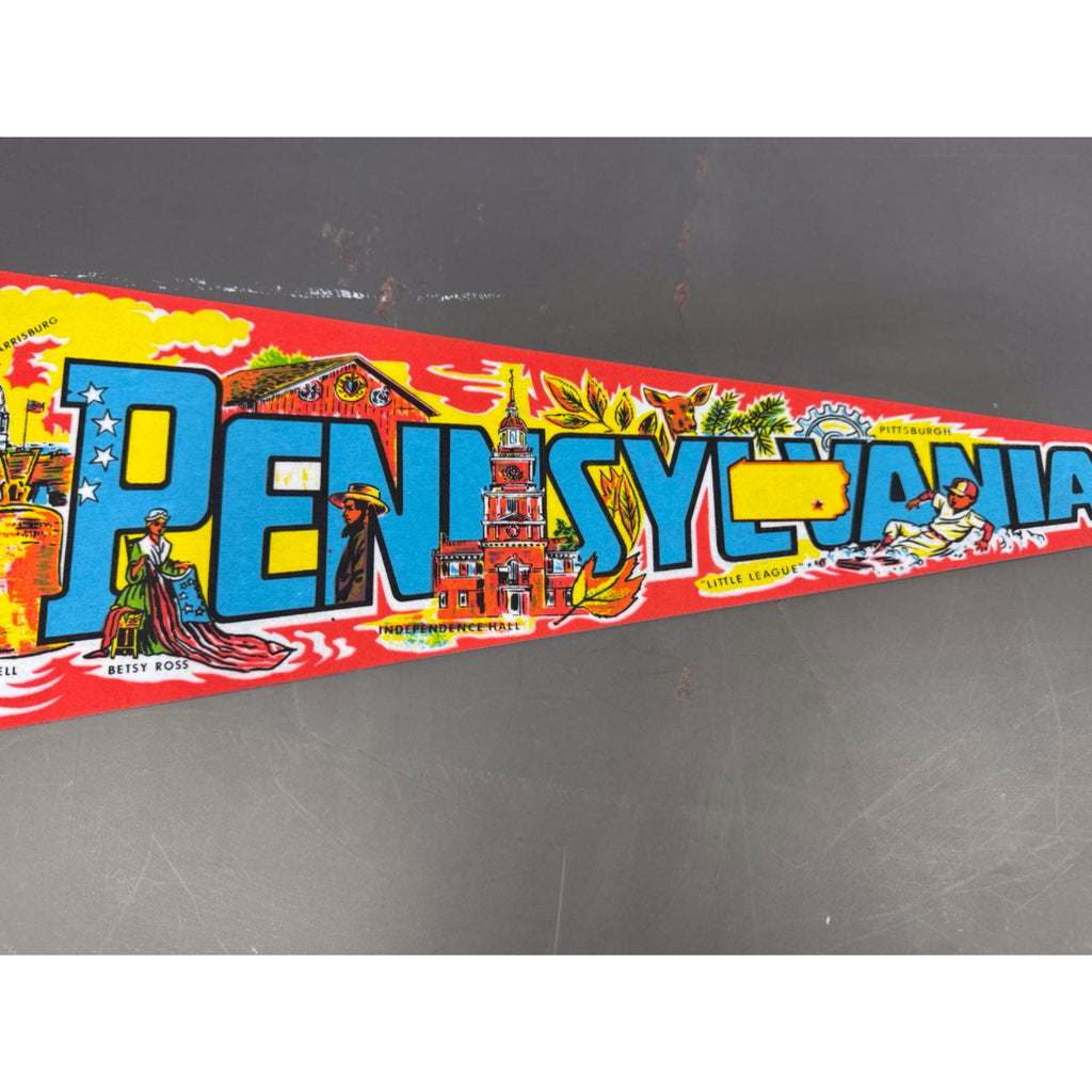 Vintage Pennsylvania state pennant