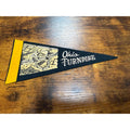Vintage Ohio Turnpike Souvenir Mini Felt Pennant 9"